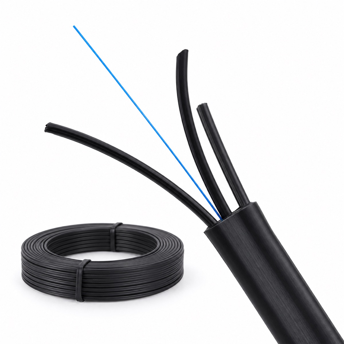 Outdoor FTTH drop cable